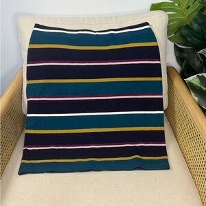 Ann Taylor Factory Stripe Skirt Size 8